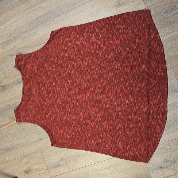 Mblm by Tess Holliday red & black rocker style hook & eye tank top, size 3X - Picture 7 of 9
